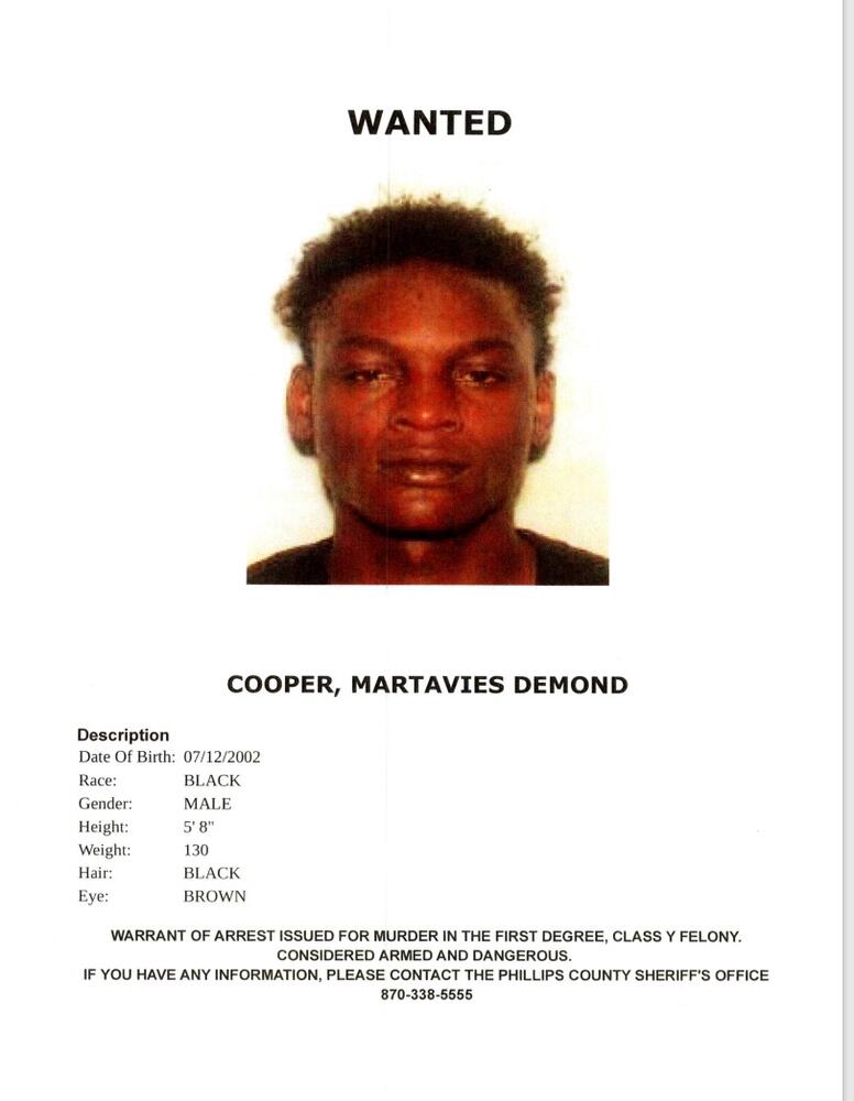 WANTED: Desmond Martavies Cooper